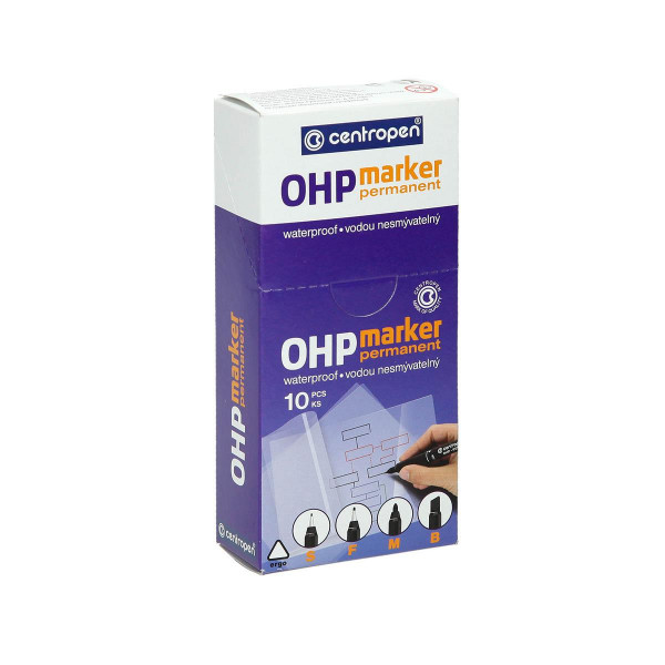 Marker OHP permanent, 0.3mm 