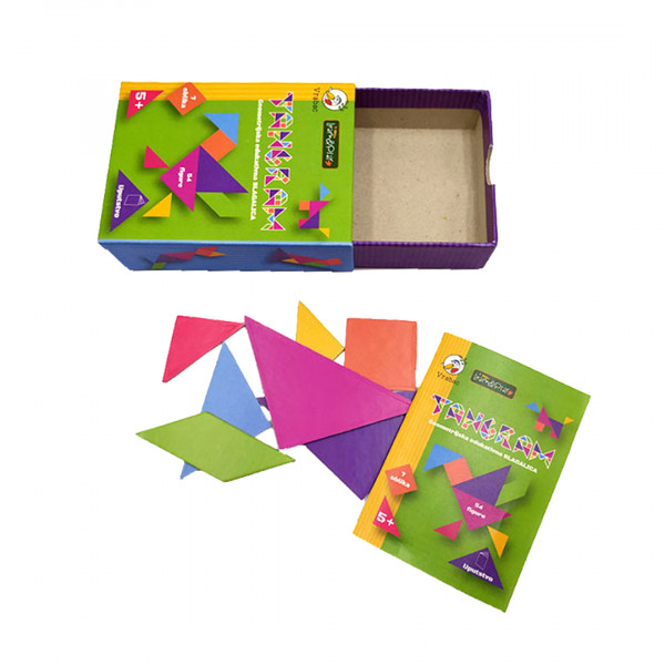 Geometrijska edukativna slagalica Tangram 