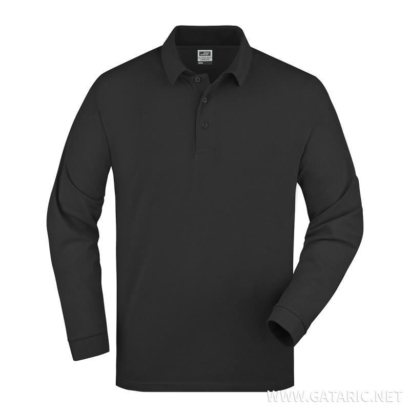 Majica Polo Dugi Rukav, Crna XL 