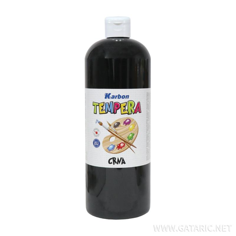 Tempera 1000ml, Crna 