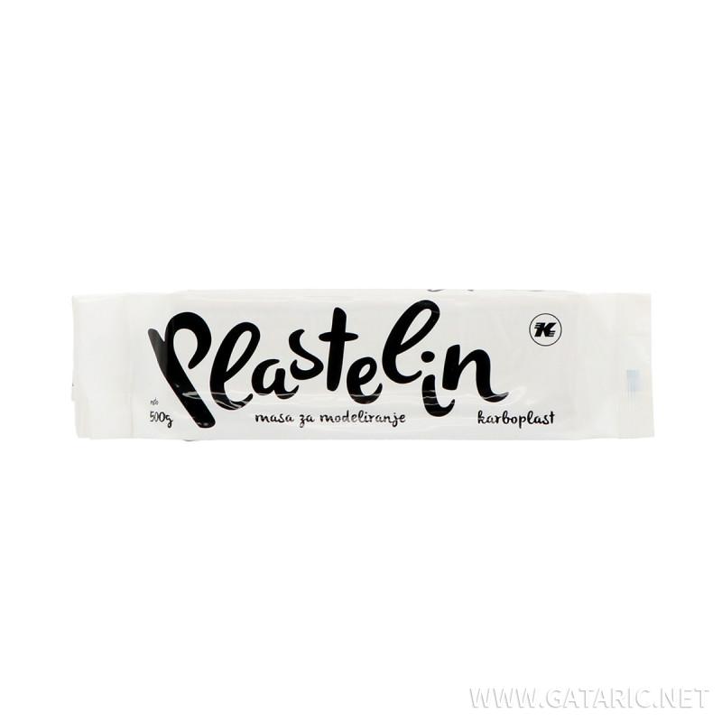 Plastelin 500g, Bijeli 