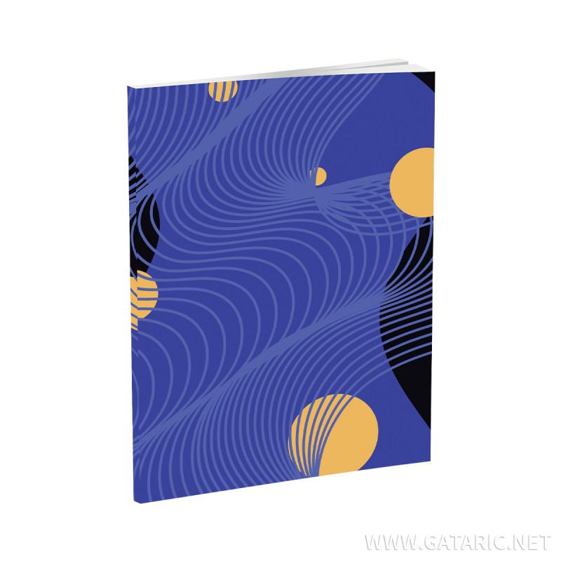 Notebook A4, hard covers, 96 lines sheets