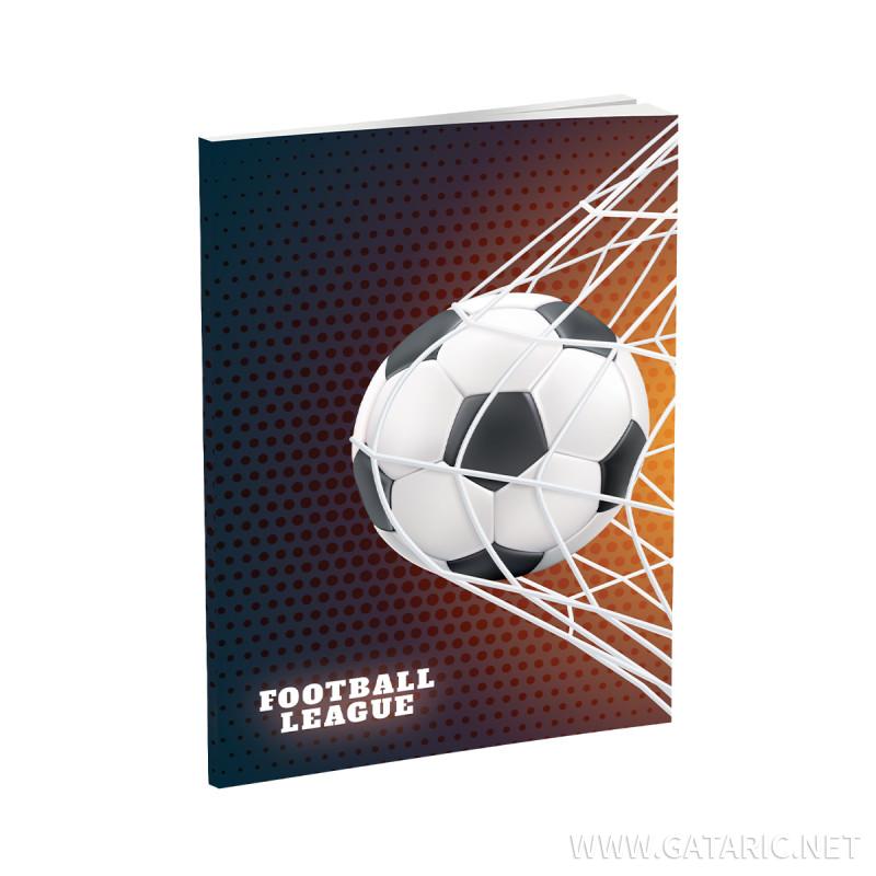 Notebook A4, hard covers, 96 squares sheets