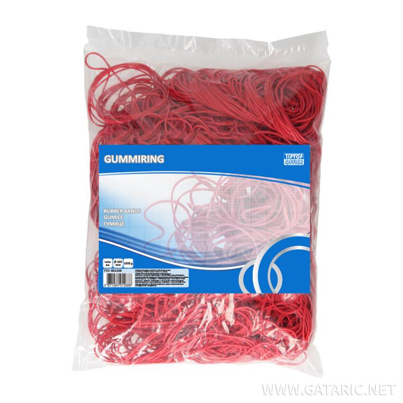 Gumica 1kg 100mm Crvena 