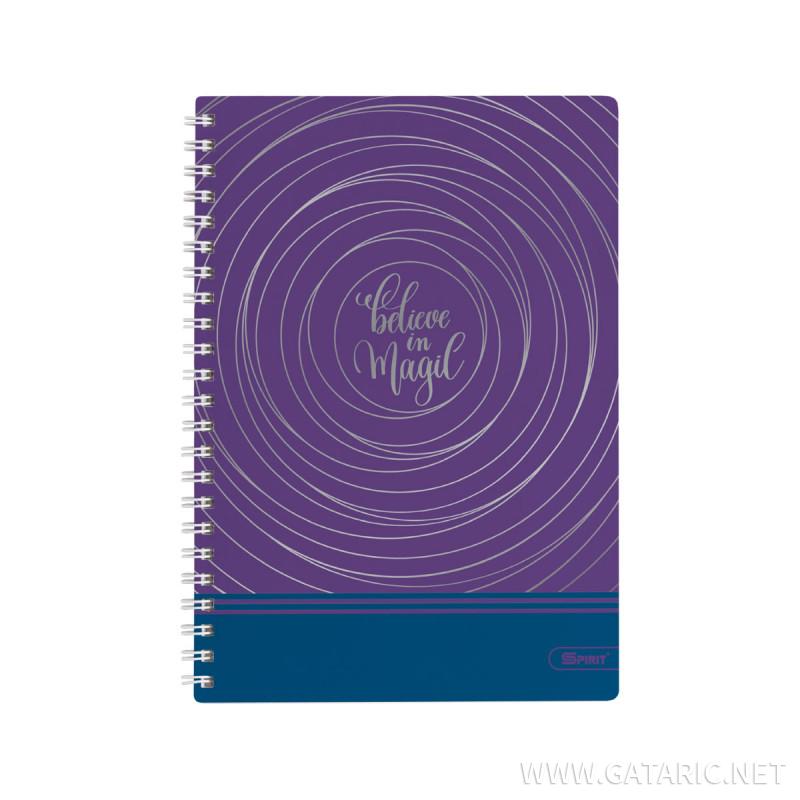 Collegeblock A5 Hard cover Magic 80 Sheet 