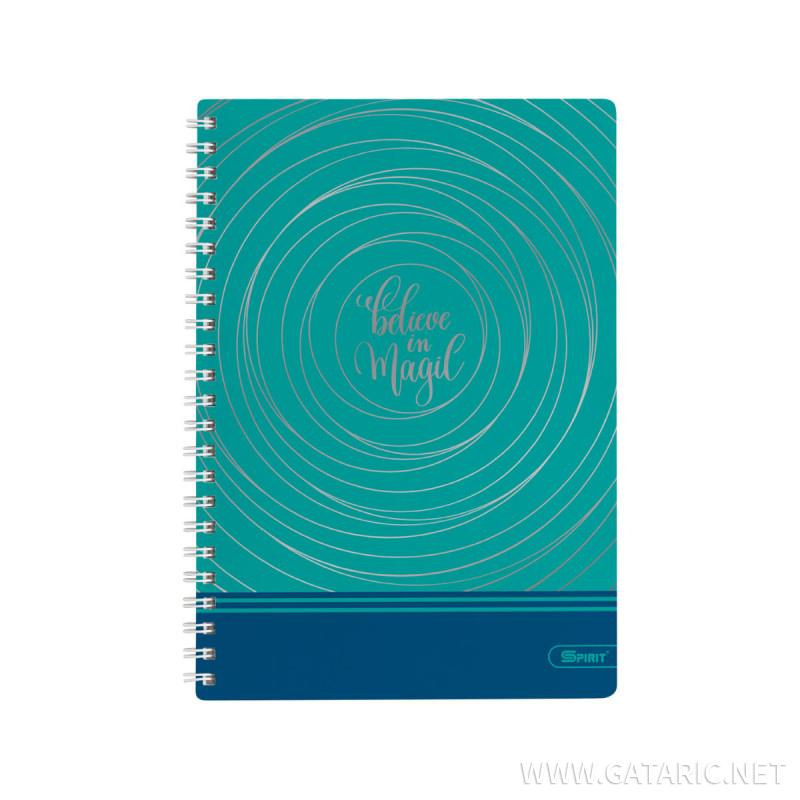 Collegeblock A5 Hard cover Magic 80 Sheet 