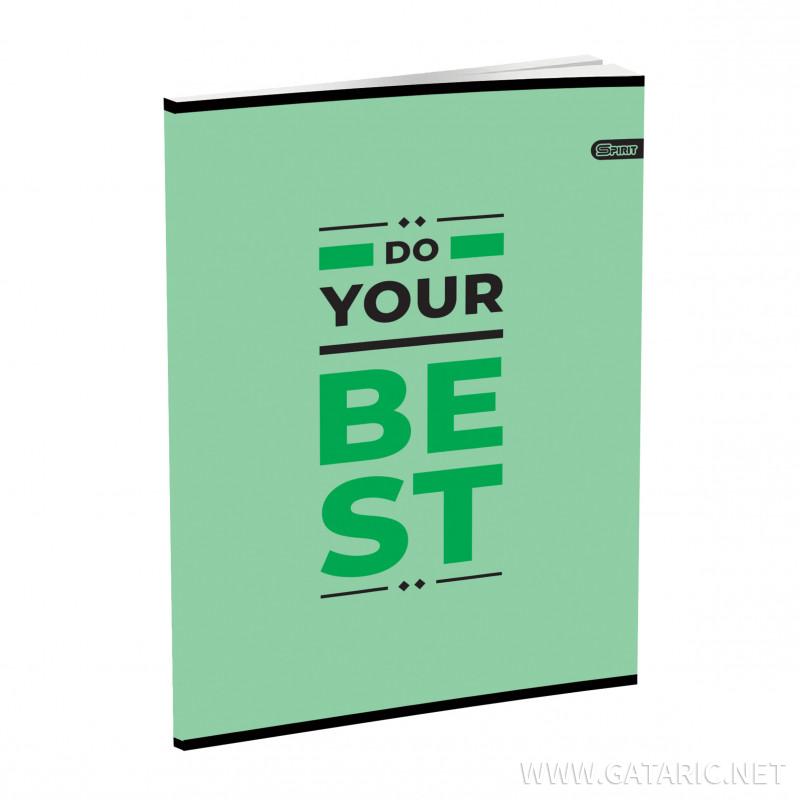 School Notebook A5 “Inspiration” Soft cover, Squared, 52 Sheets