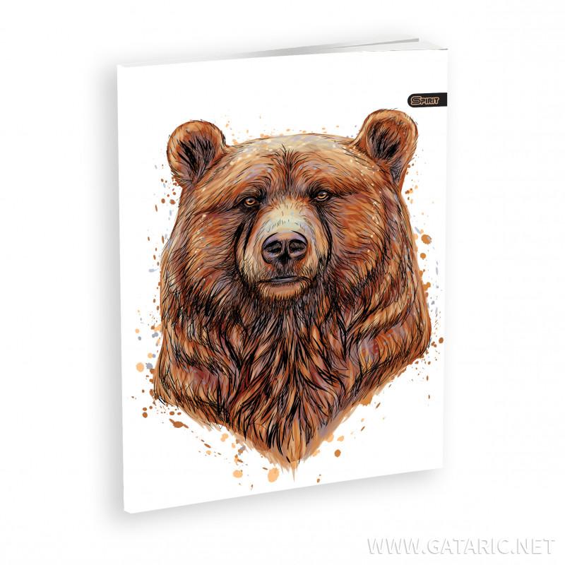 School Notebook A5 “Animals” Soft cover, Latain, 52 Sheets