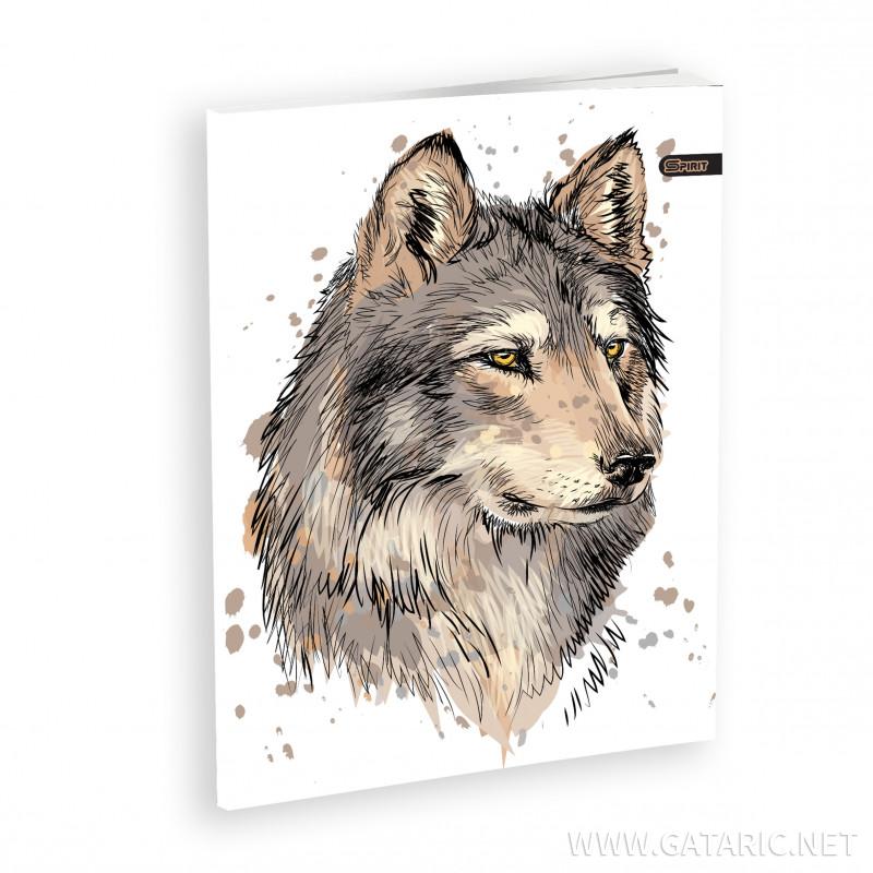 School Notebook A5 “Animals” Soft cover, Latain, 52 Sheets