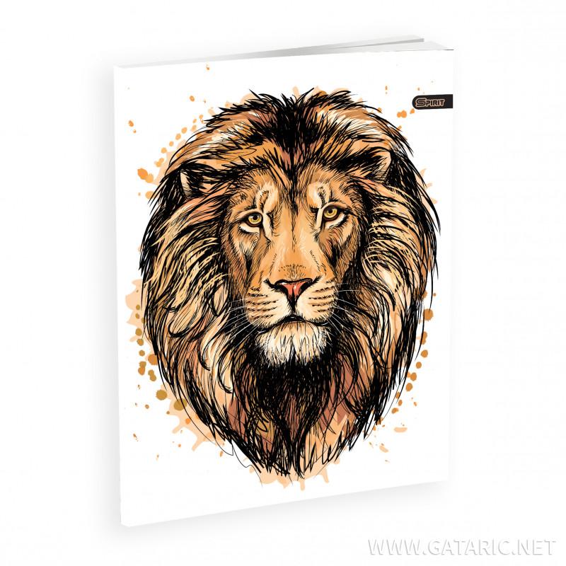 School Notebook A5 “Animals” Soft cover, Latain, 52 Sheets