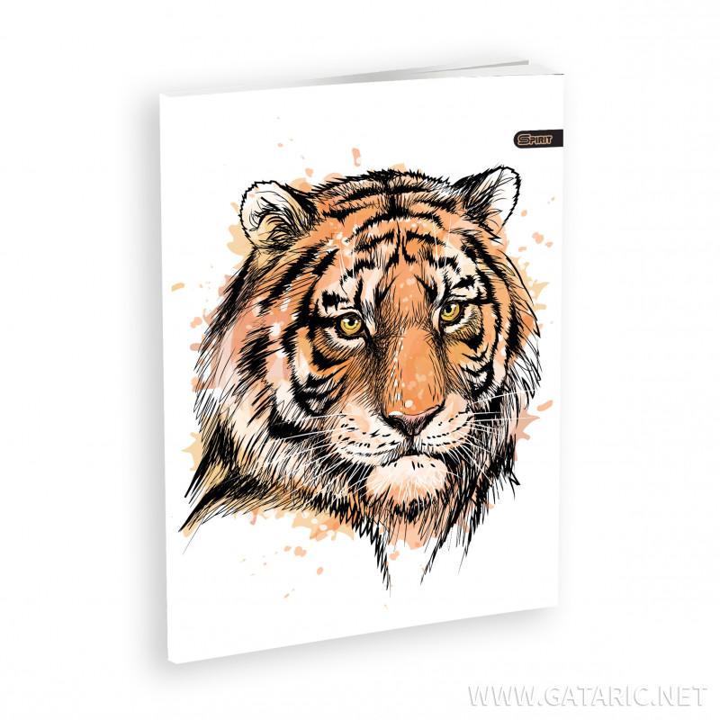 School Notebook A5 “Animals” Soft cover, Latain, 52 Sheets