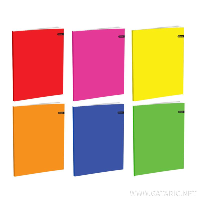 School Notebook A5 “Neons” Soft cover, Clear, 52 Sheets 