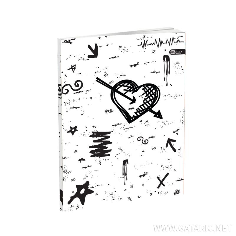 School Notebook A5 “Mistic” Soft cover, Lines, 52 Sheets 