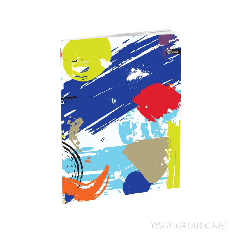 School Notebook A5 “Abstract” Soft cover, Squared, 52 Sheets