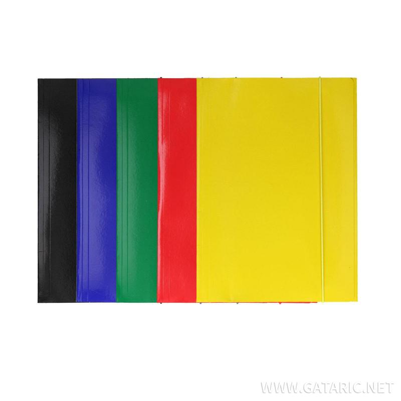 Cardboard File with Rubber Band A4, 600g