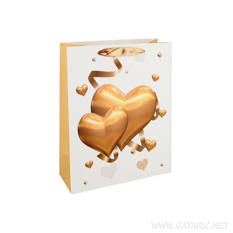Gift bag ''Hearts'', L 
