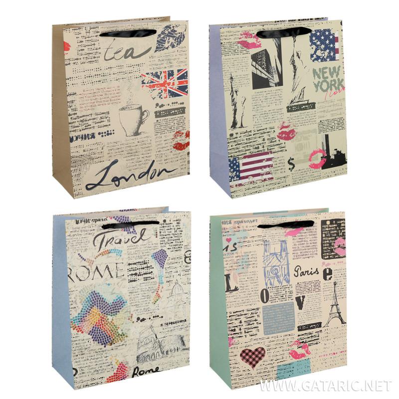 Gift bag ''Cities'', L