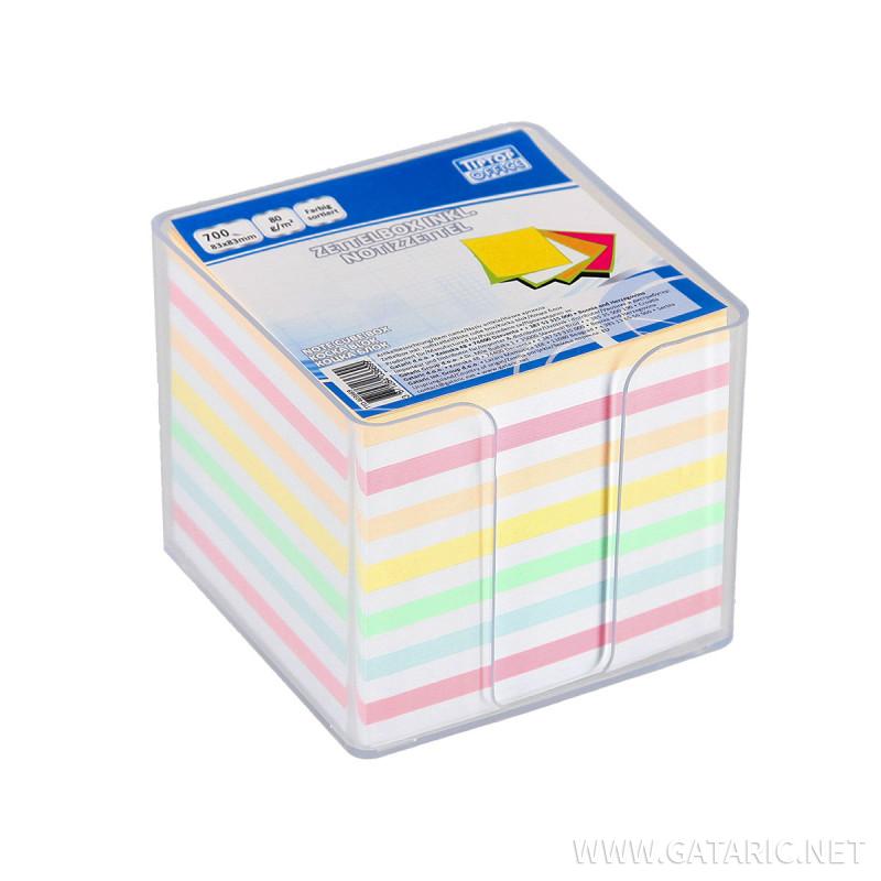 Note Cube in PVC Box, 83x83x70mm 