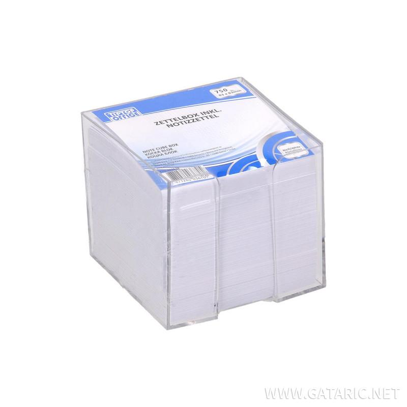 Note Cube in PVC Box, 83x83x70mm 