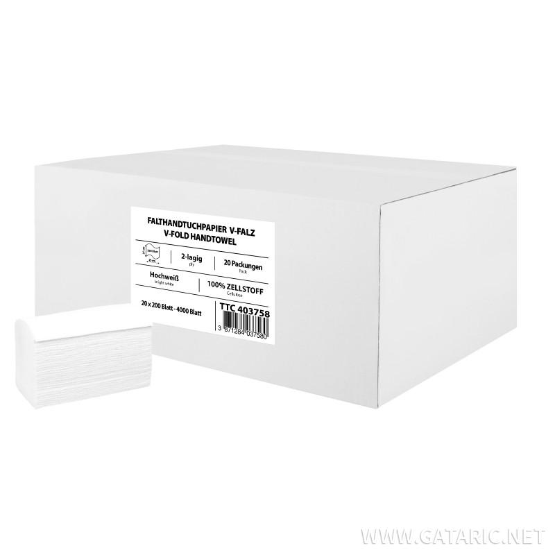 Towel paper V-fold 2-Layer