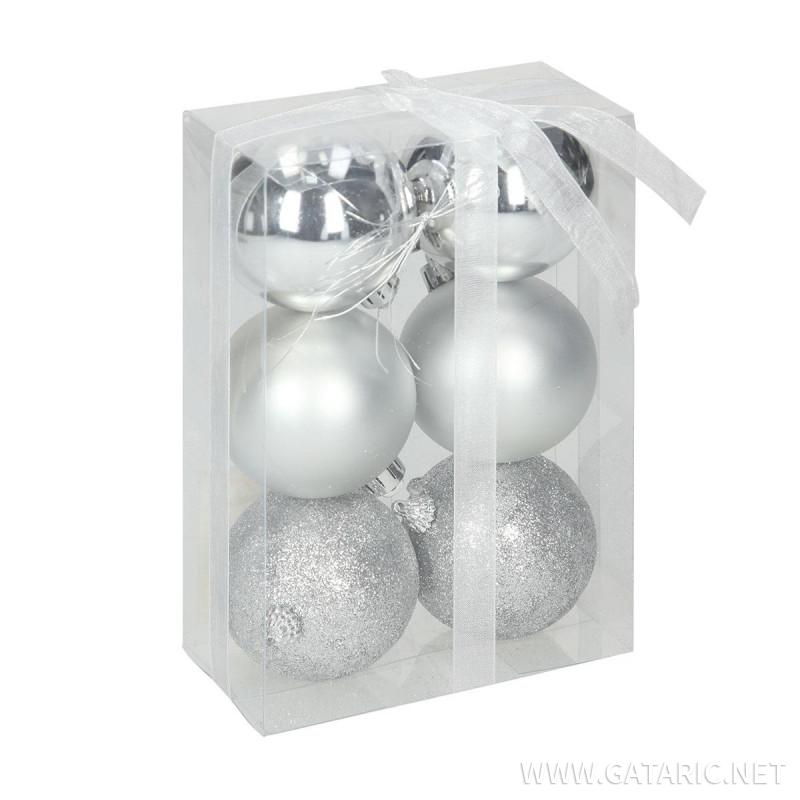 New Year ball set 6cm, 6/1 