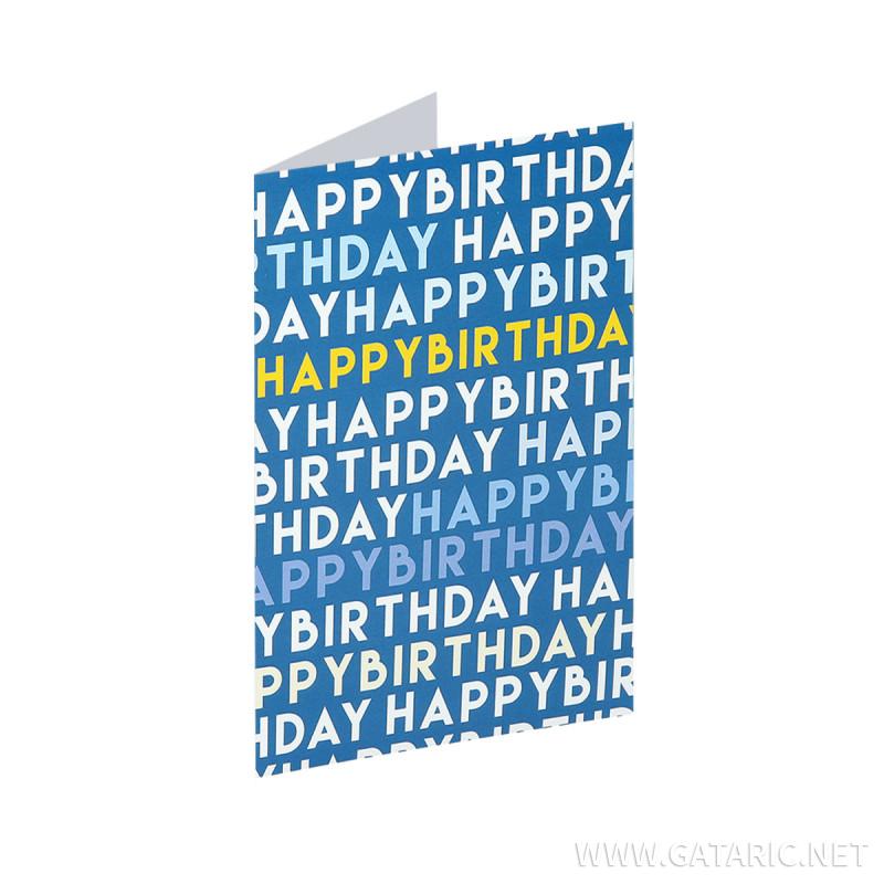 Grußkarten ''Happy birthday'' 