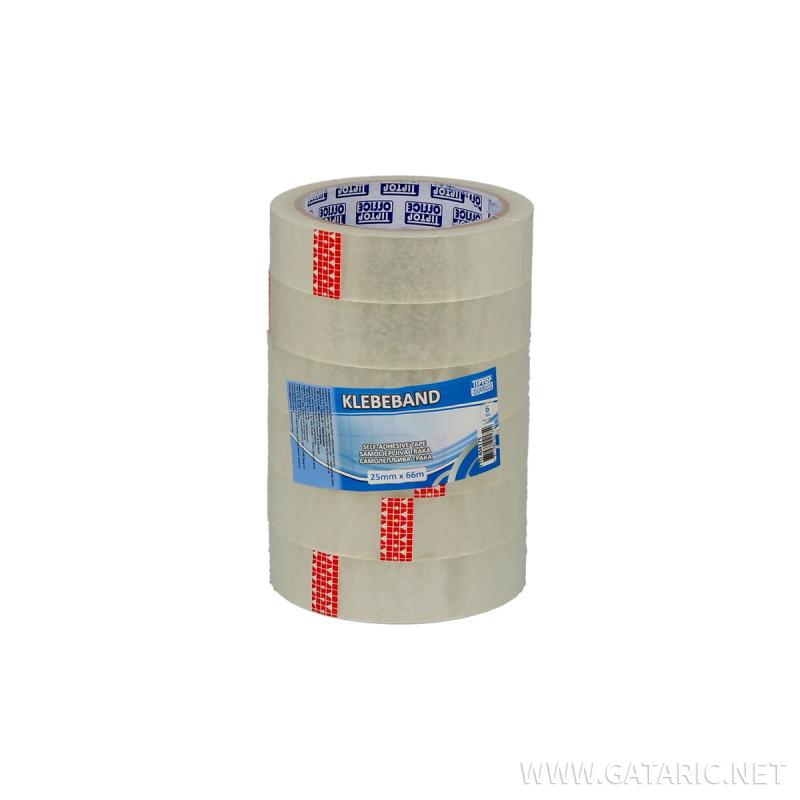 Klebeband, 25mmx66m 6/1 