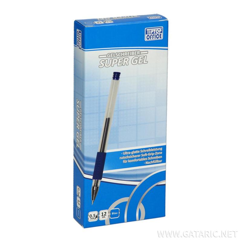 Gel Pen ''Super Gel'' 0.5mm, 12/1