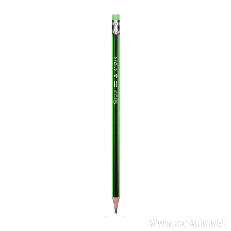 Wooden Pencil ''Neon Triangle'' 1/1