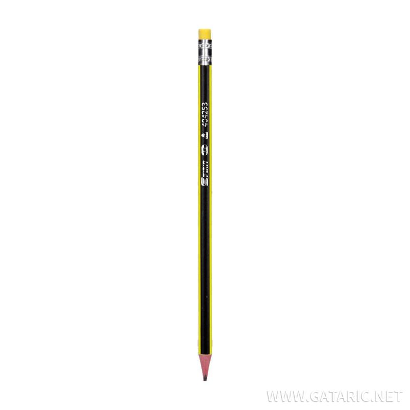 Wooden Pencil ''Neon Triangle'' 1/1