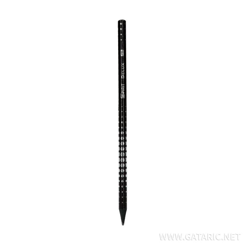 Bleistift Rund mit schwarzem Holz 