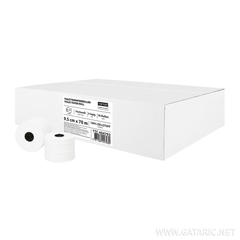 Toalet paper in rolls 3-layers 9.5x70m 36/1