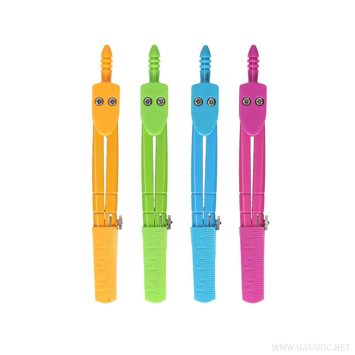 Compass, PVC tube, assorted