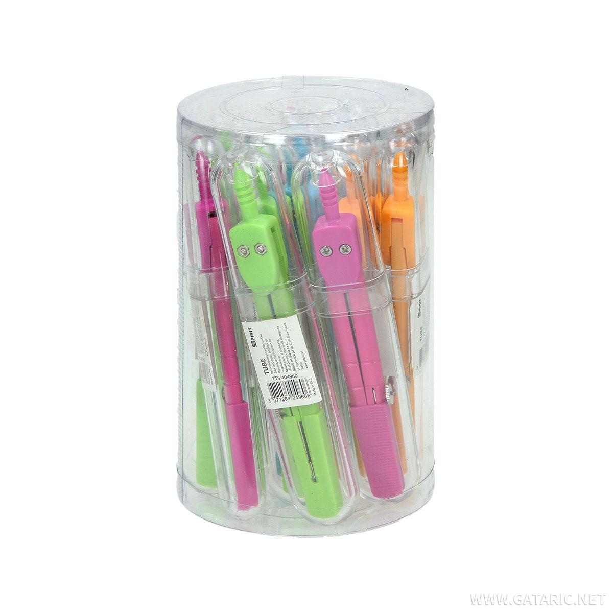 Compass, PVC tube, assorted