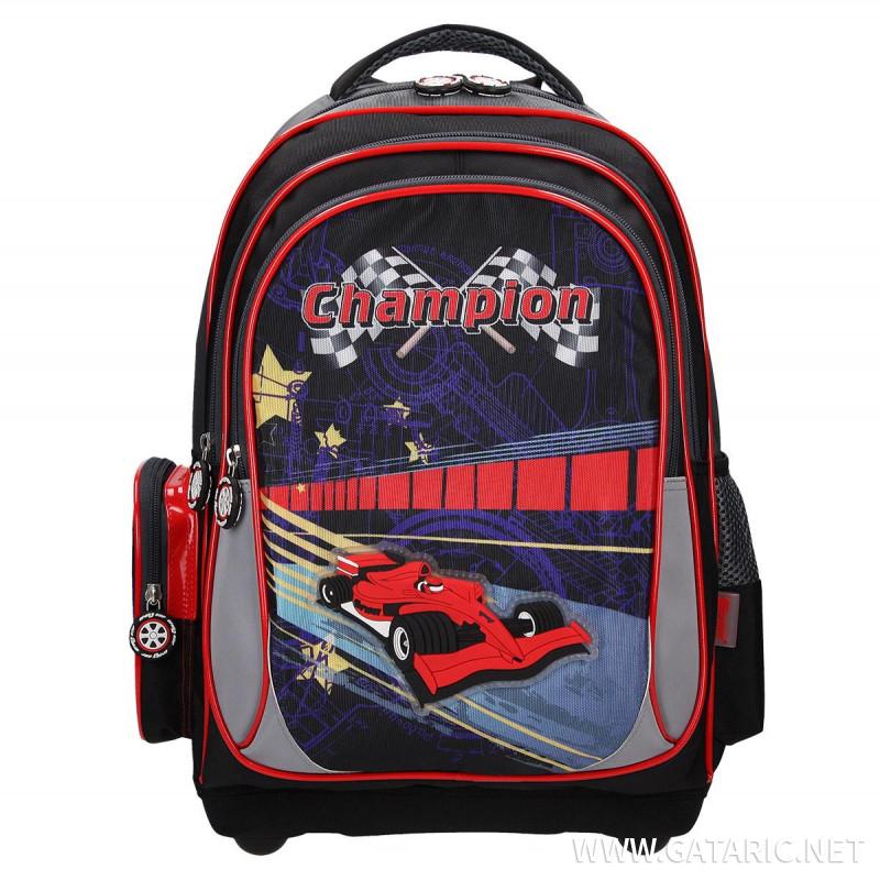 School bag ''Formula'', 3-zip, Eva