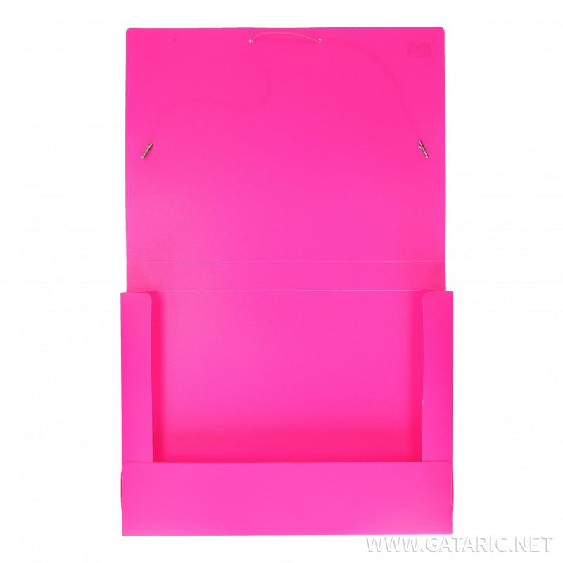 Document File with Elastic Band ''Box'', PP A4