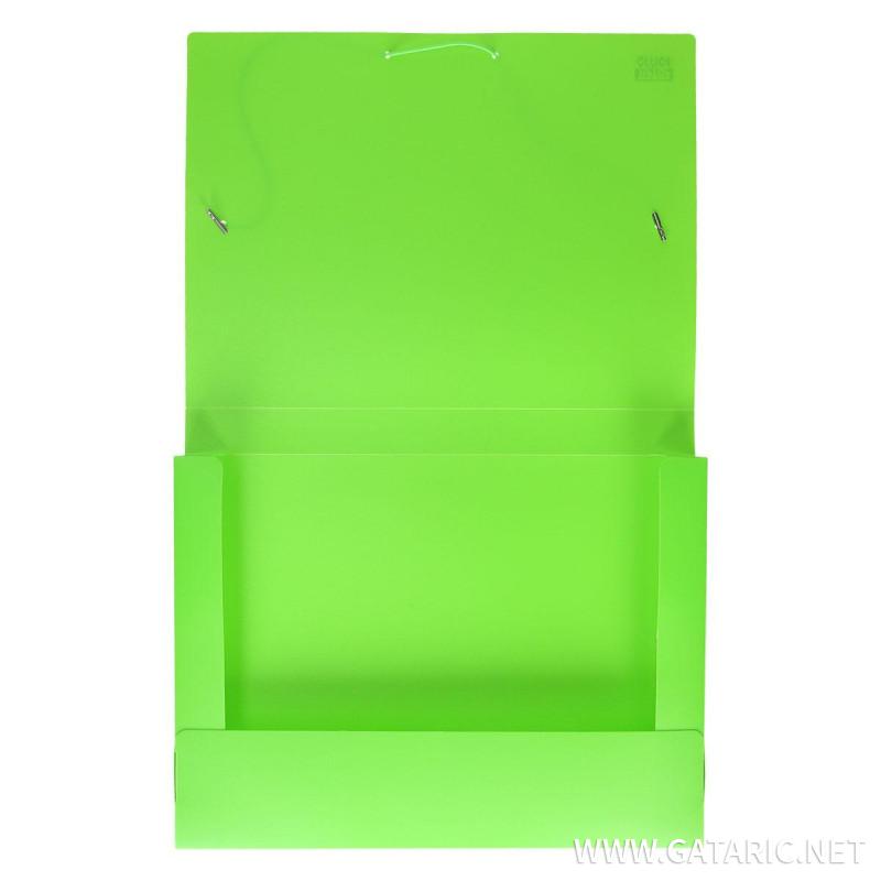 Document FIle with Elastic Band, PP A4