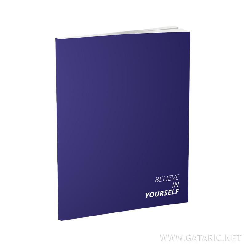 Notebook A4, hard cpvers, 96 squares sheets