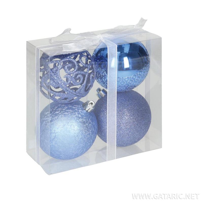 New Year ball set 8cm, 4/1