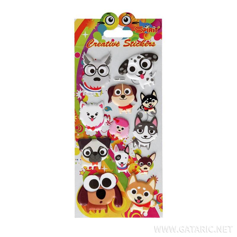 Decorative Sticker ''Puffy Dog''