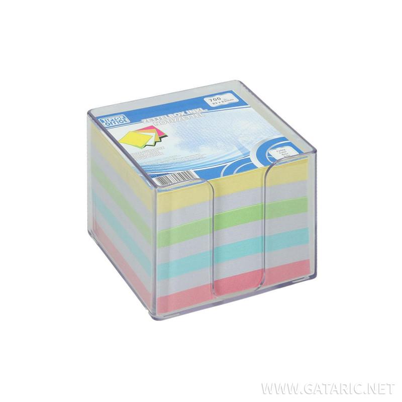 Note Cube in PVC Box, 83x83mm 