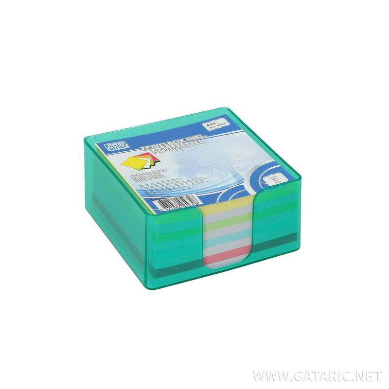 Note Cube in PVC Box, 76x76mm | Gataric Group