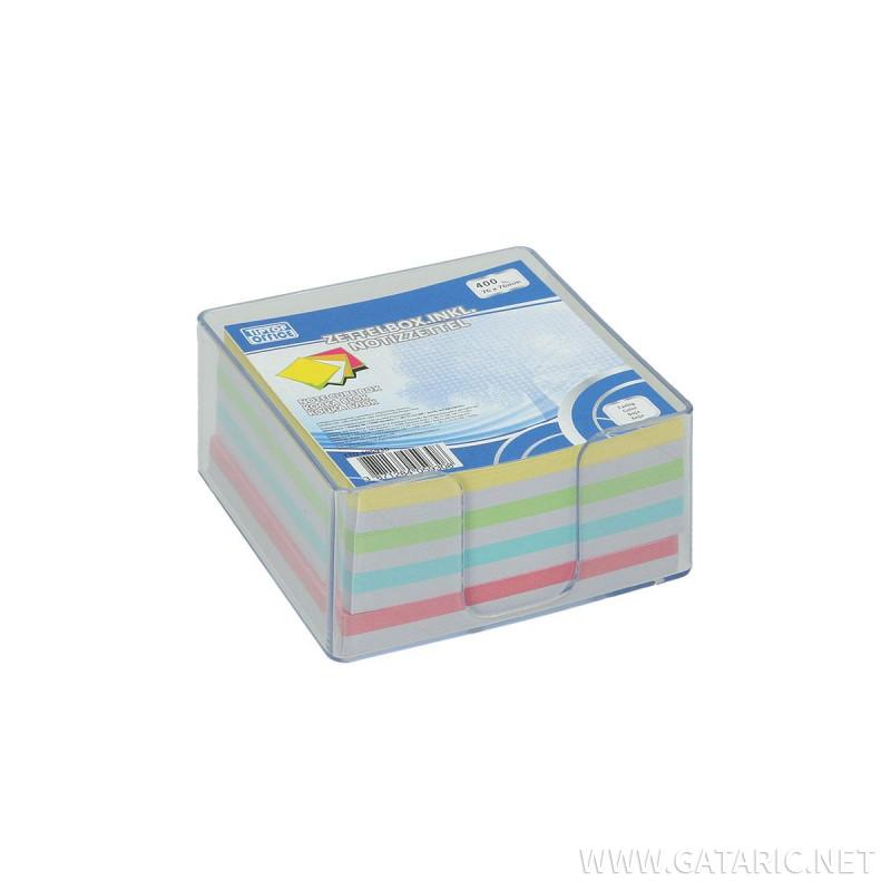 Note Cube in PVC Box, 76x76mm 