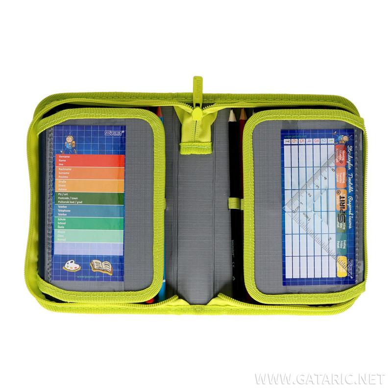 Pencil case ''SQUARES'', 1-Zipper