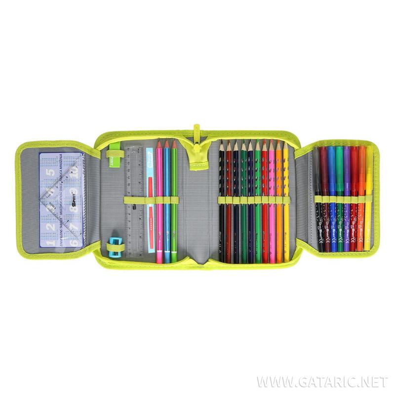 Pencil case ''SQUARES'', 1-Zipper