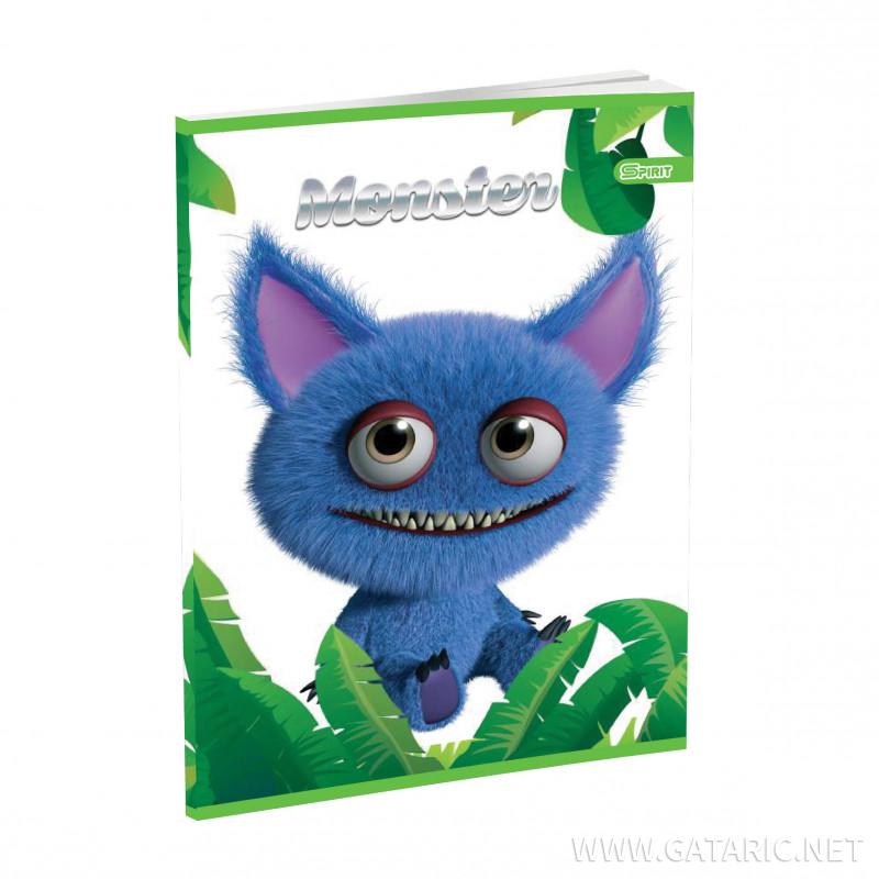 School notebook A5 ''Animals'', soft covers, 52 sheet, squared
