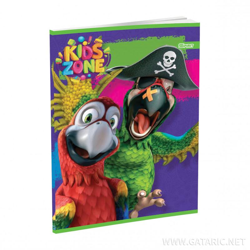School notebook A5 ''Animals'', soft covers, 52 sheet, squared