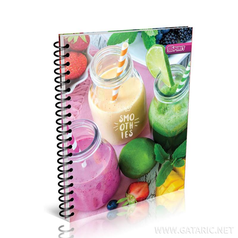 Spiral college pad ''Fruits'' A4, 70 sheets lines 