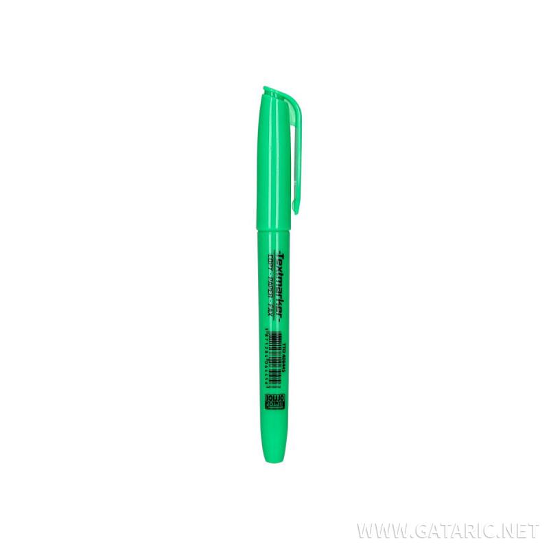 Highlighter Pen, Chisel Tip, Neon Green 