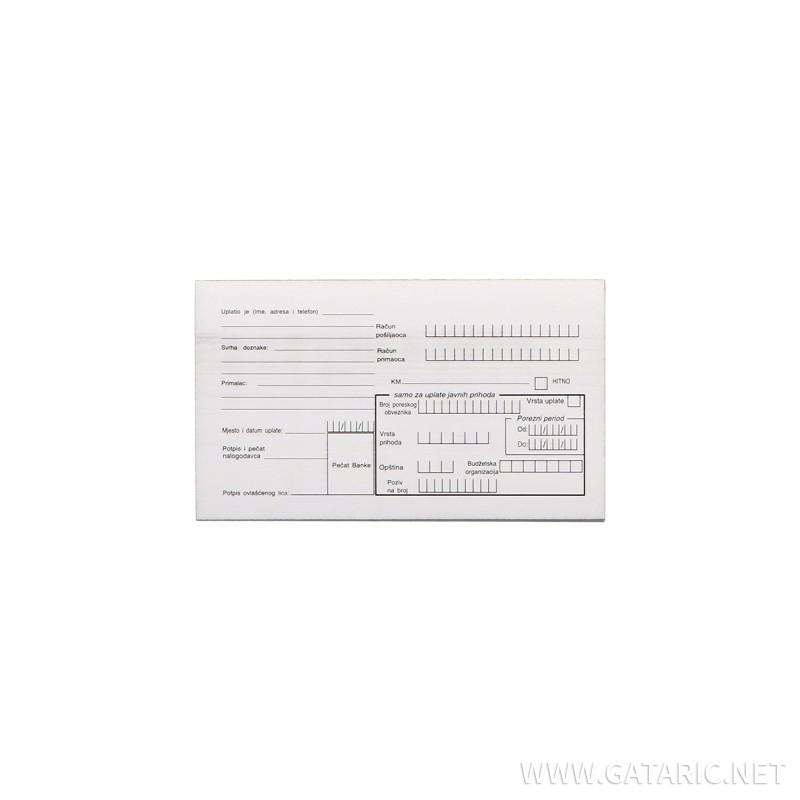 Virman NCR 200 lista, latinica 